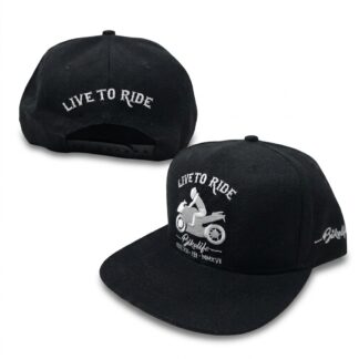 Lauren Rose Snapback Bikelife — schwarz