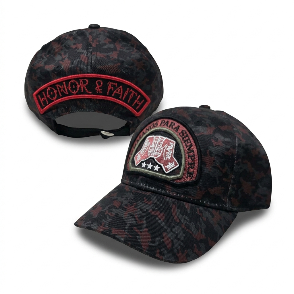Lauren Rose Snapback Curved Hermanos — camo