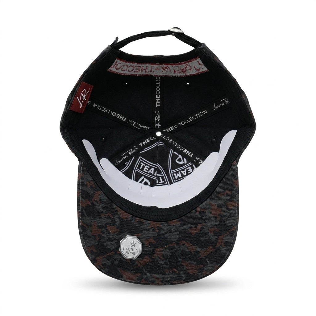 Lauren Rose Snapback Curved Hermanos — camo – Bild 3
