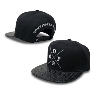Lauren Rose Snapback Dope X — schwarz
