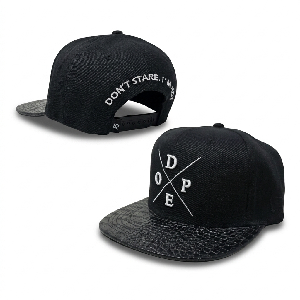 Lauren Rose Snapback Dope X — schwarz