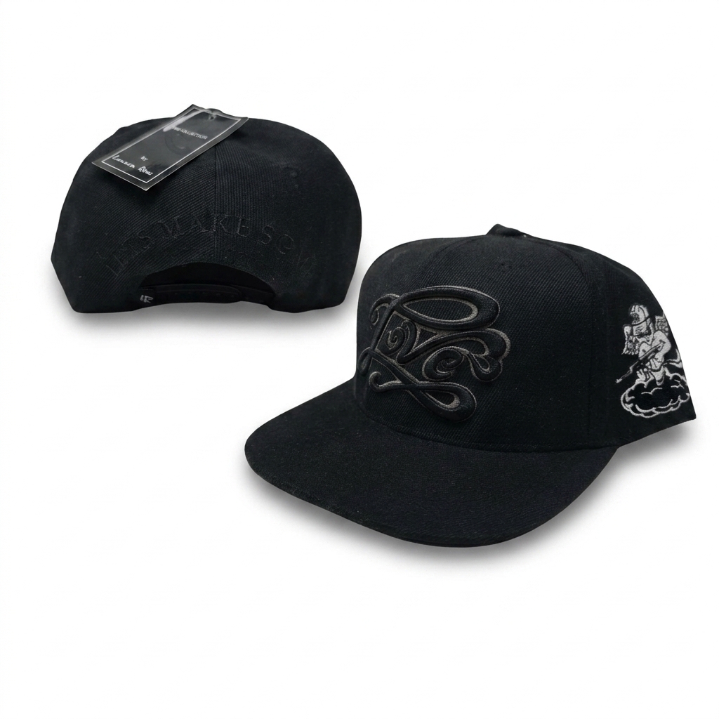 Lauren Rose Snapback Love — schwarz