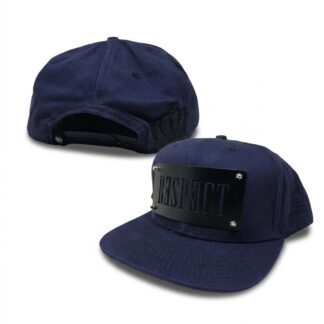 Lauren Rose Snapback Metal Respekt — navy