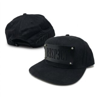 Lauren Rose Snapback Metal Respekt — schwarz