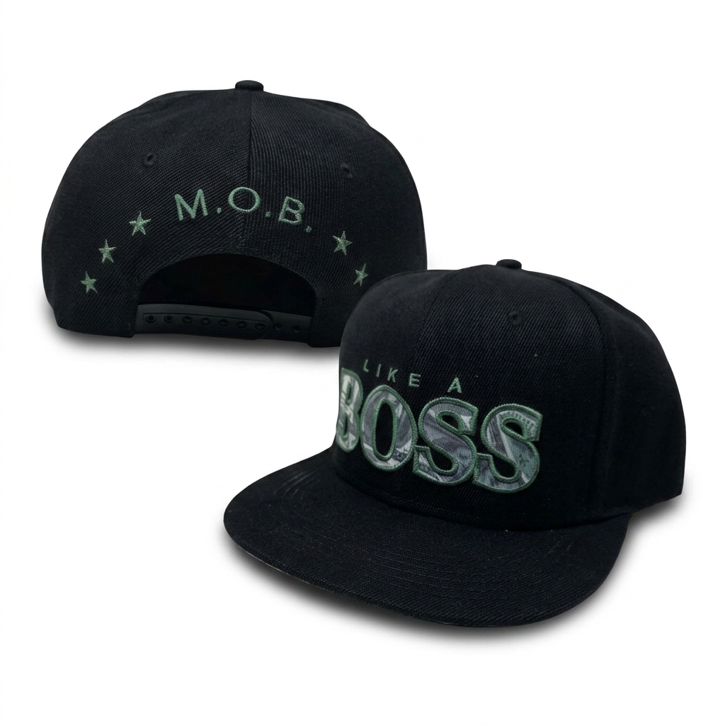 Lauren Rose Snapback The Boss — schwarz