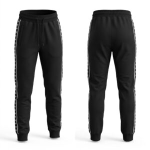 Unfair Athletics Classic Label Taped Trackpant — black