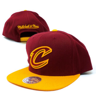 Mitchell & Ness - Cleveland Cavaliers Snapback Cap -bordeaux