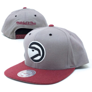 Mitchell & Ness - Atlanta Hawks Snapback Cap -grau