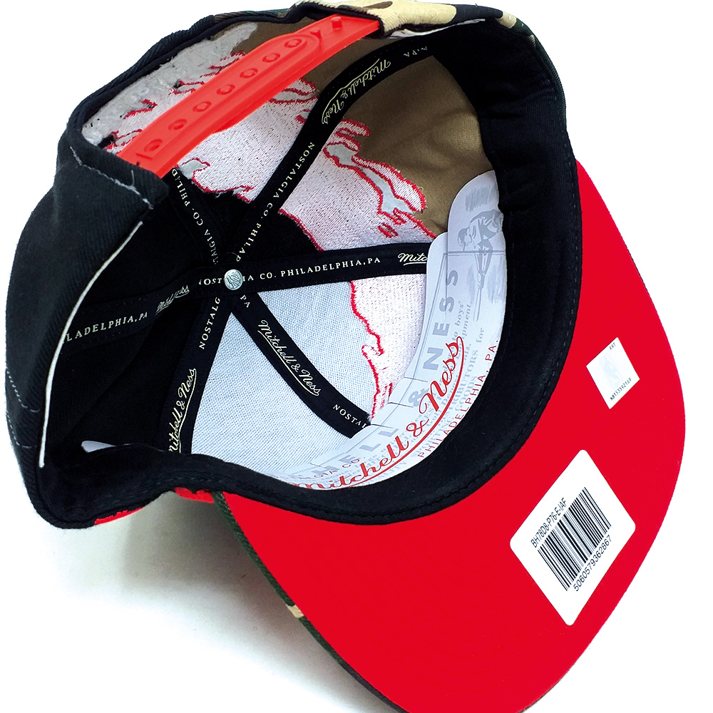 Mitchell & Ness - Sixers Snapback Cap -rot-camo – Bild 3