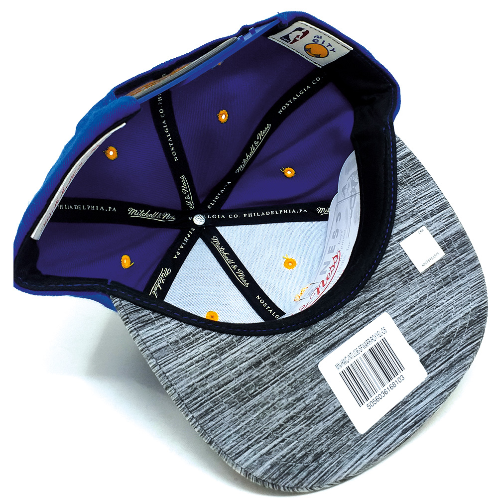 Mitchell & Ness - Warriors Snapback Cap -City-blau – Bild 3