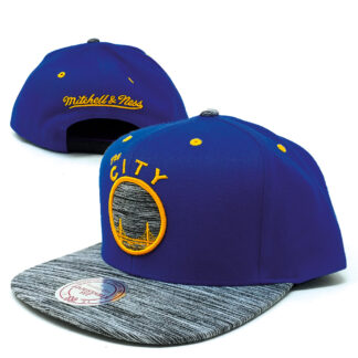Mitchell & Ness - Warriors Snapback Cap -City-blau