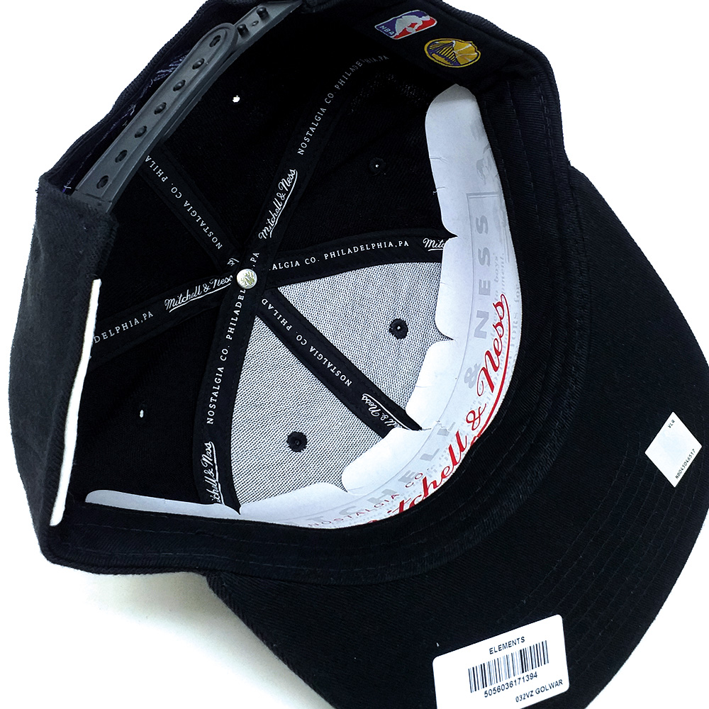 Mitchell & Ness - Warriors Snapback Cap -schwarz – Bild 4