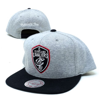 Mitchell & Ness - Cleveland Cavaliers grau-Shield Snapback