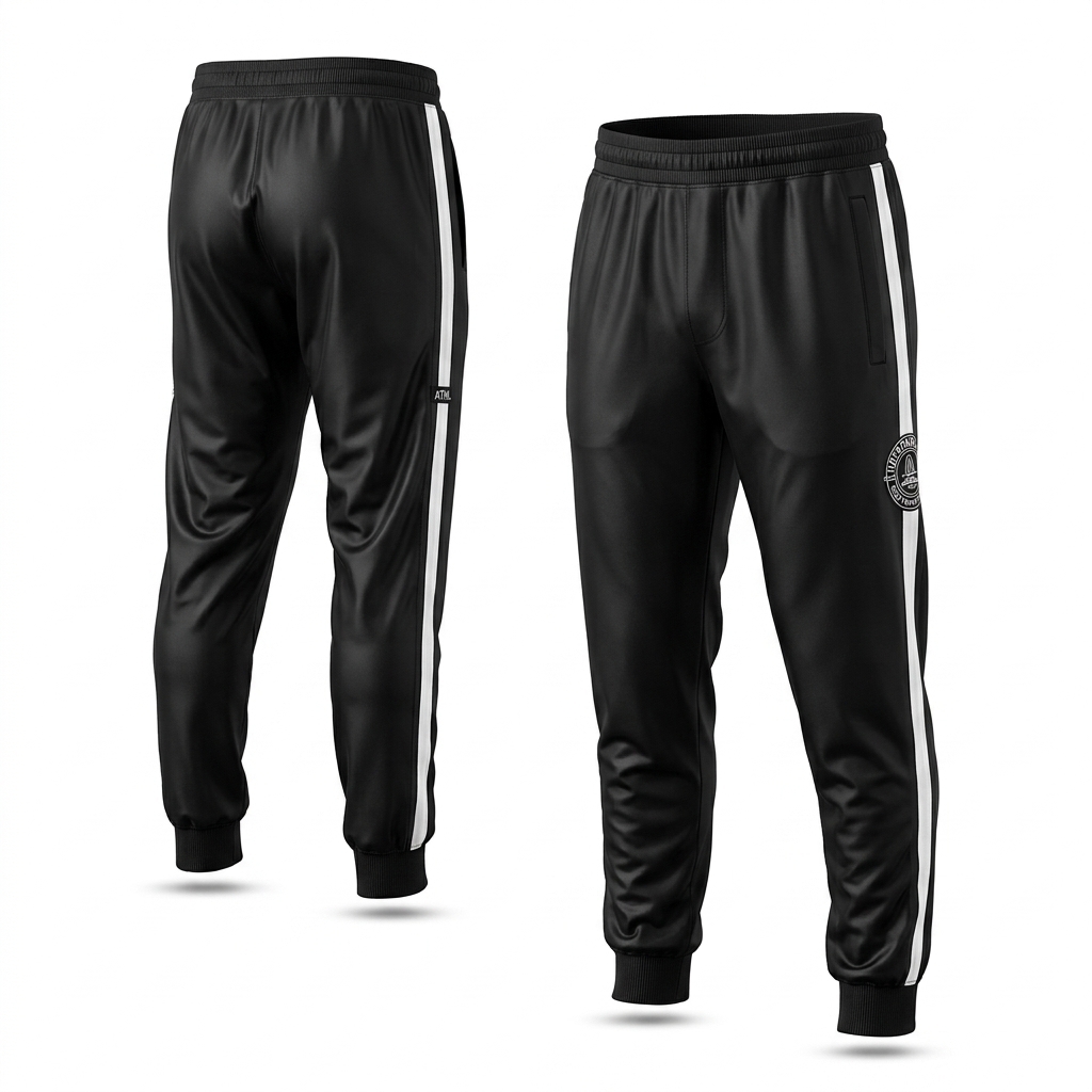 Unfair Athletics DMWU Athl- Trackpants — schwarz-weiss