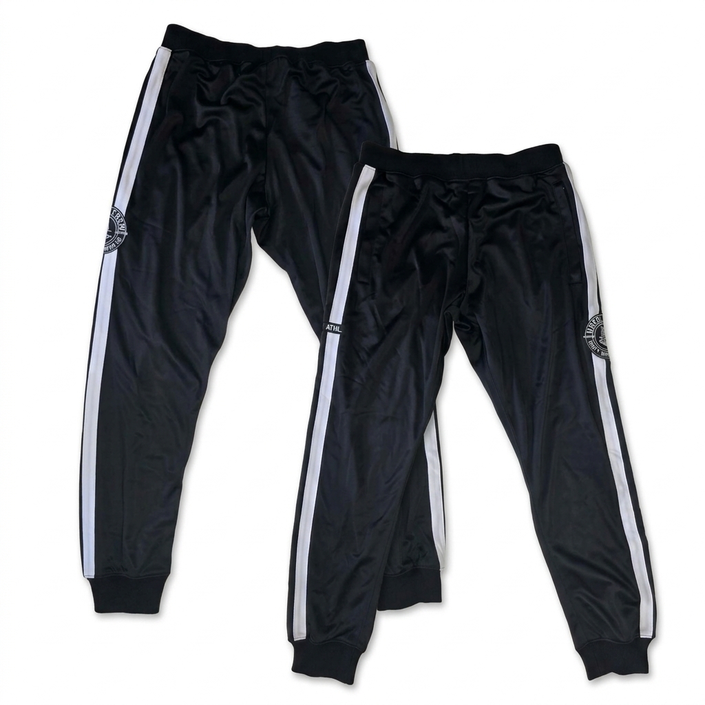 Unfair Athletics DMWU Athl- Trackpants — schwarz-weiss – Bild 2