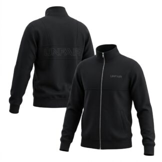 Unfair Athletics Reflektive Cotton Zipper — schwarz