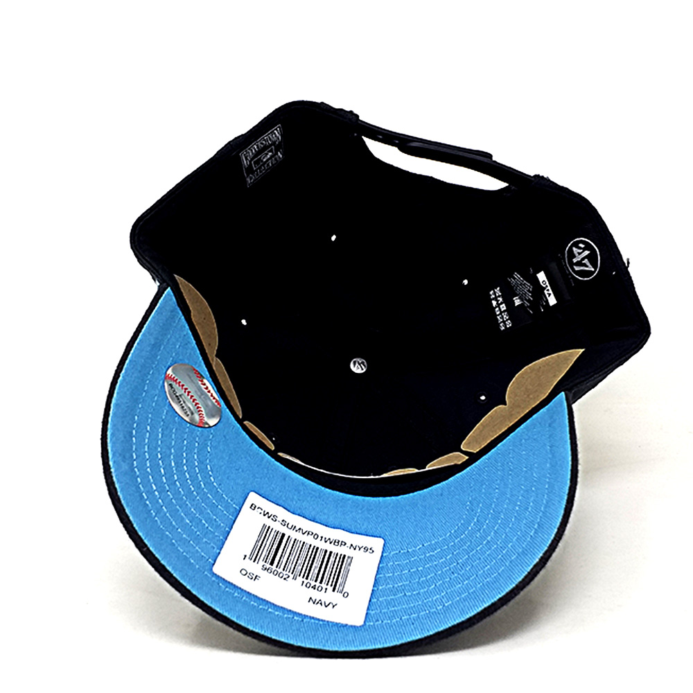 47Brand - Atlanta Braves Curved Mvp Snapback Cap - navy / skyblue – Bild 3