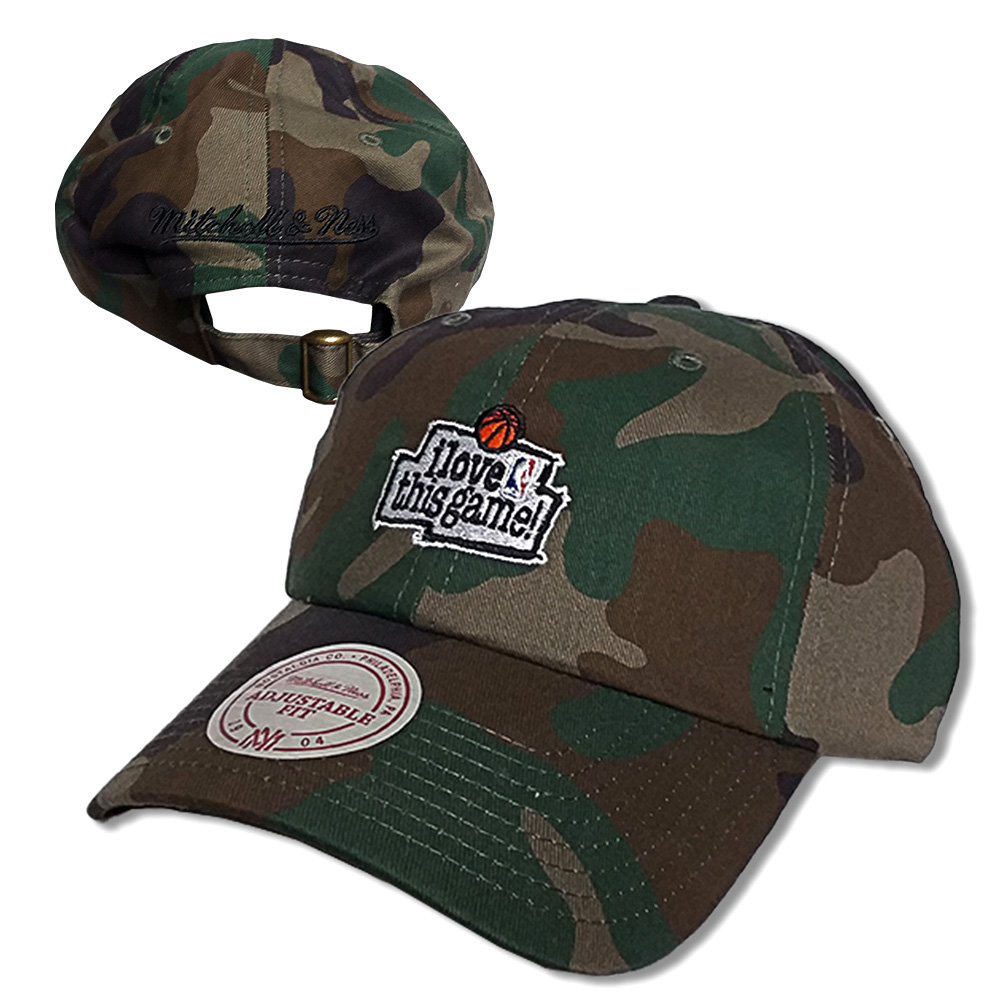 Mitchell - Ness - NBA I LOVE THIS GAME Curved Dadhat Cap - camo