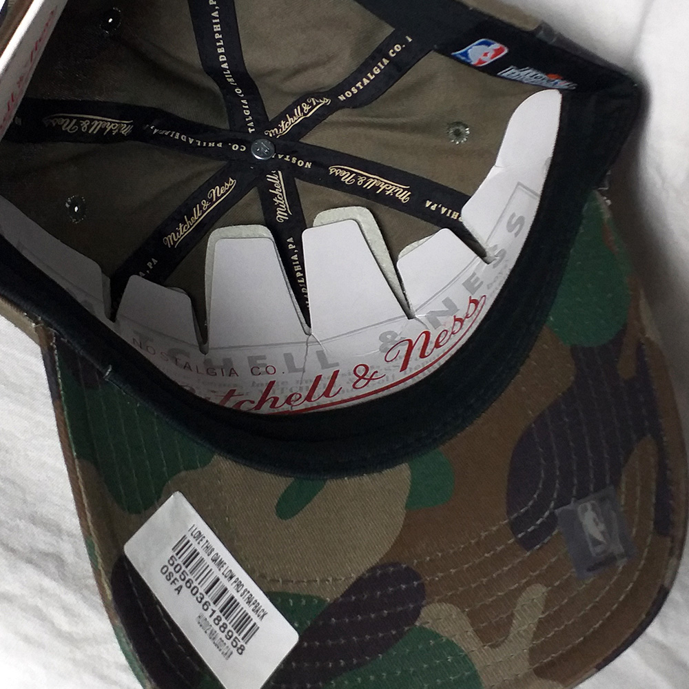 Mitchell - Ness - NBA I LOVE THIS GAME Curved Dadhat Cap - camo – Bild 3