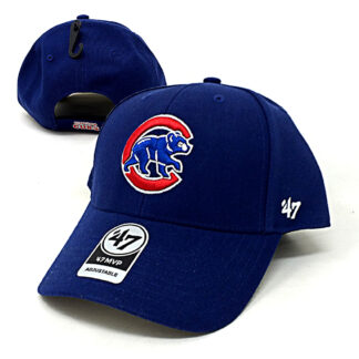 47Brand - Chicago Cubs Curved Cap - royal blau