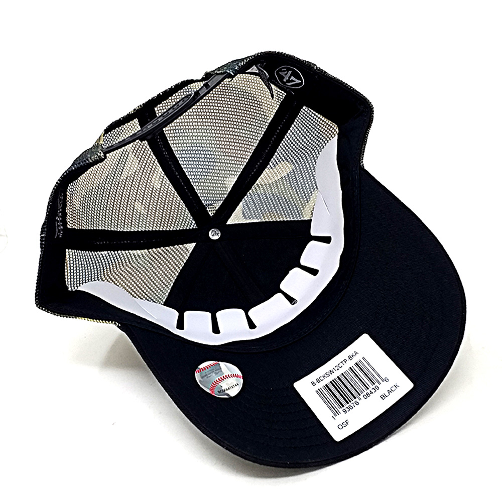 47Brand - Los Angeles Dodgers Curved MVP Snapback Cap - schwarz/ camo – Bild 3