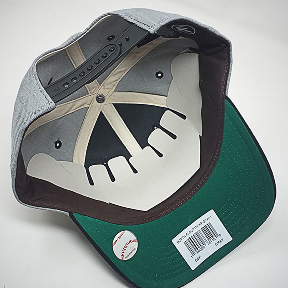 47Brand - New York Yankees Snapback Cap Script- grau – Bild 3