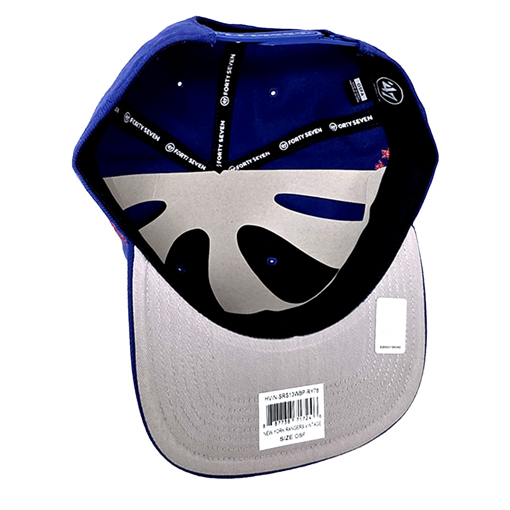 47Brand - New York Rangers Snapback Cap - royal blau – Bild 3