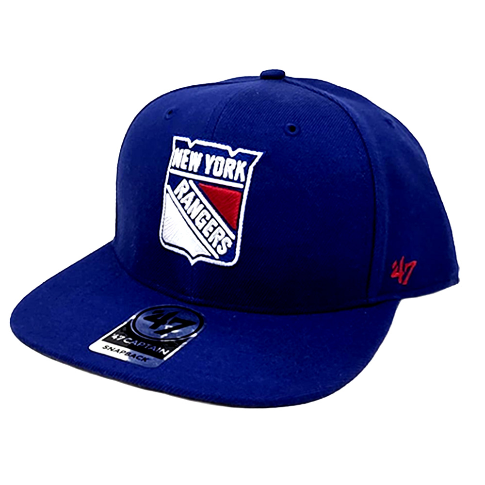 47Brand - New York Rangers Snapback Cap - royal blau – Bild 4