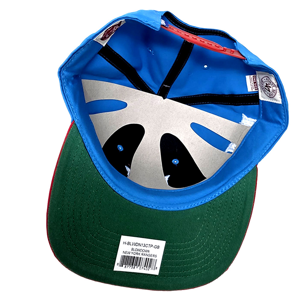 47Brand - New York Rangers Snapback Cap - blau – Bild 4