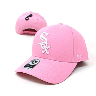 47Brand - Chicago White Sox Curved Snapback MVP Cap - rosa