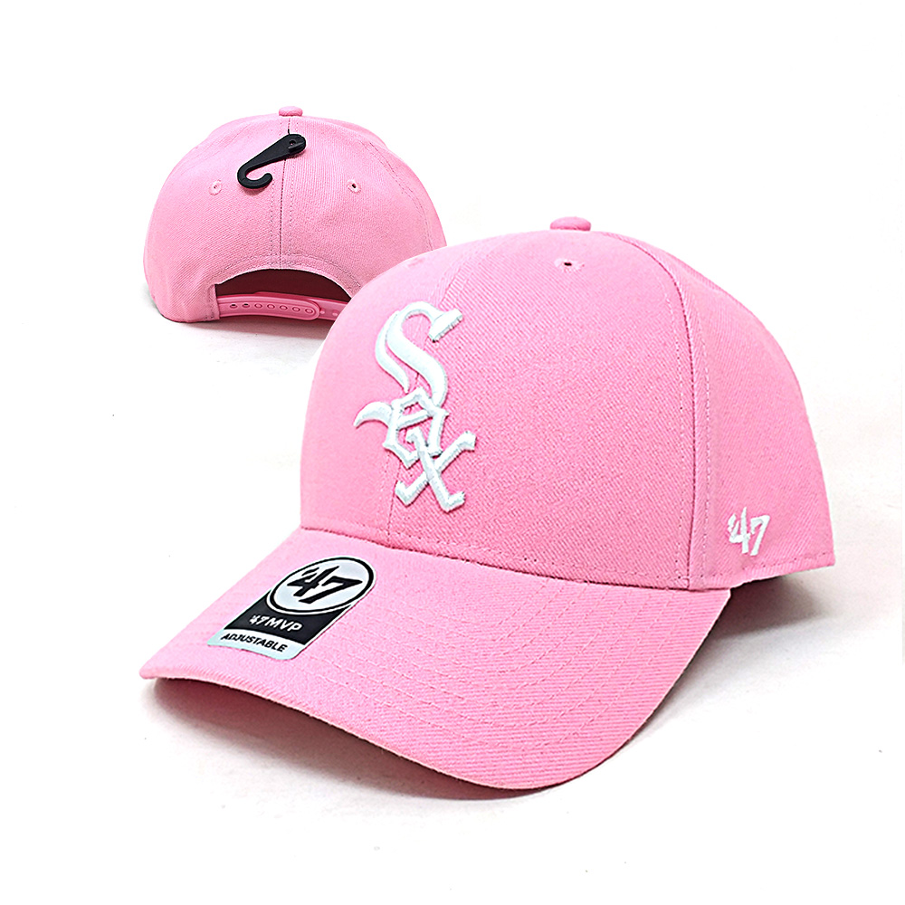 47Brand - Chicago White Sox Curved Snapback MVP Cap - rosa