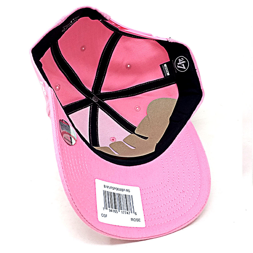 47Brand - Chicago White Sox Curved Snapback MVP Cap - rosa – Bild 3