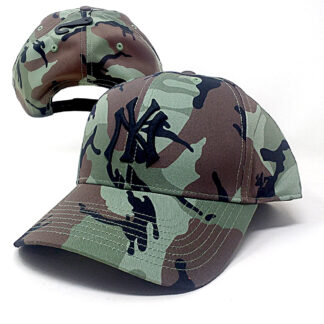47Brand - New York Yankees Curved MVP Snapback Cap - camo all over