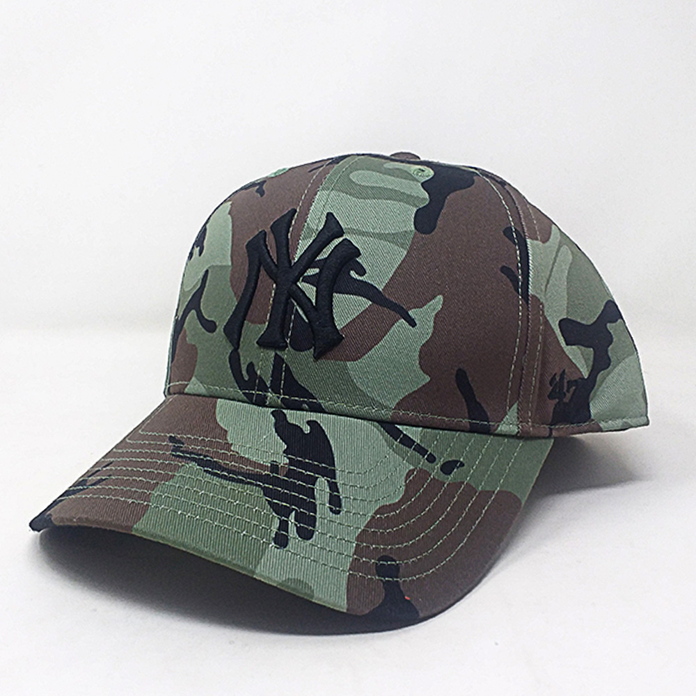 47Brand - New York Yankees Curved MVP Snapback Cap - camo all over – Bild 4