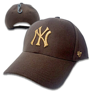 47Brand - New York Yankees Curved MVP Snapback Cap - brown