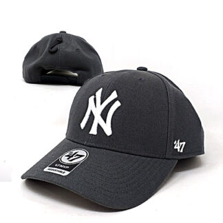 47Brand - New York Yankees Curved MVP Snapback Cap - charcoal