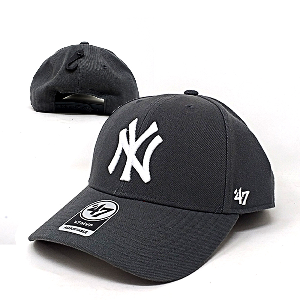 47Brand - New York Yankees Curved MVP Snapback Cap - charcoal