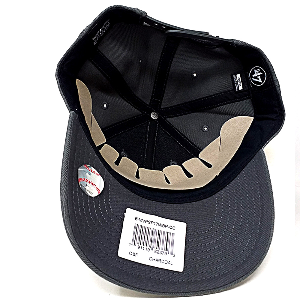 47Brand - New York Yankees Curved MVP Snapback Cap - charcoal – Bild 3
