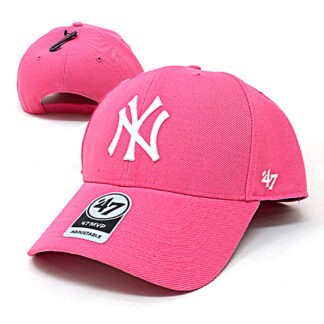 47Brand - New York Yankees Curved MVP Snapback Cap - lachs
