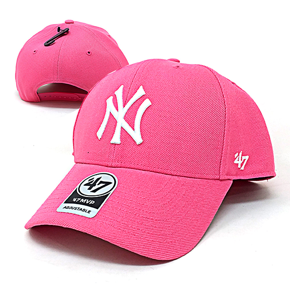47Brand - New York Yankees Curved MVP Snapback Cap - lachs