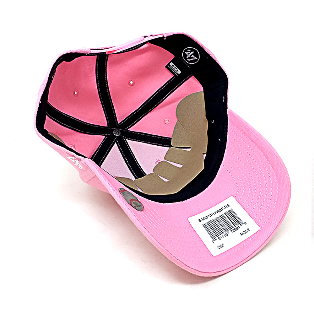 47Brand - New York Yankees Curved MVP Snapback Cap - rosa – Bild 3