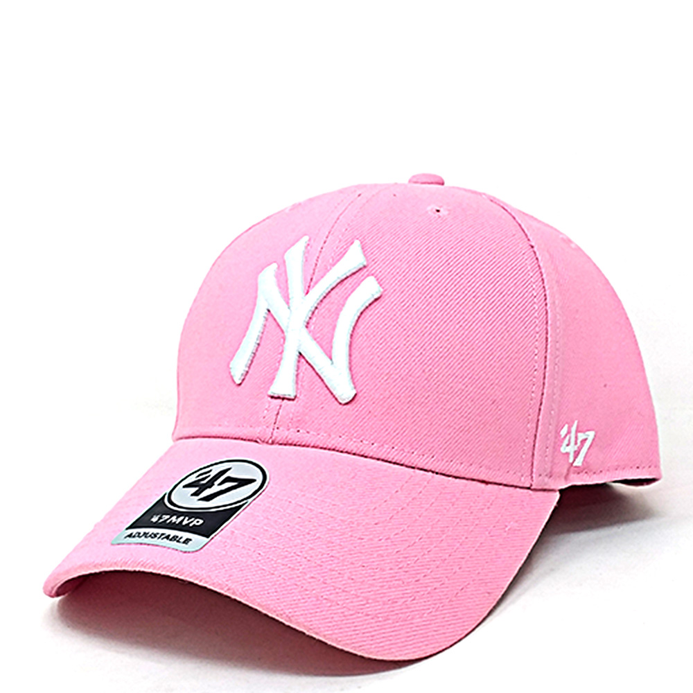 47Brand - New York Yankees Curved MVP Snapback Cap - rosa – Bild 4