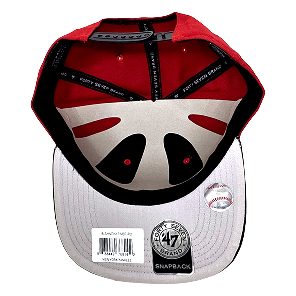 47Brand - New York Yankees Snapback SnapbackCap - rot / schwarz – Bild 3