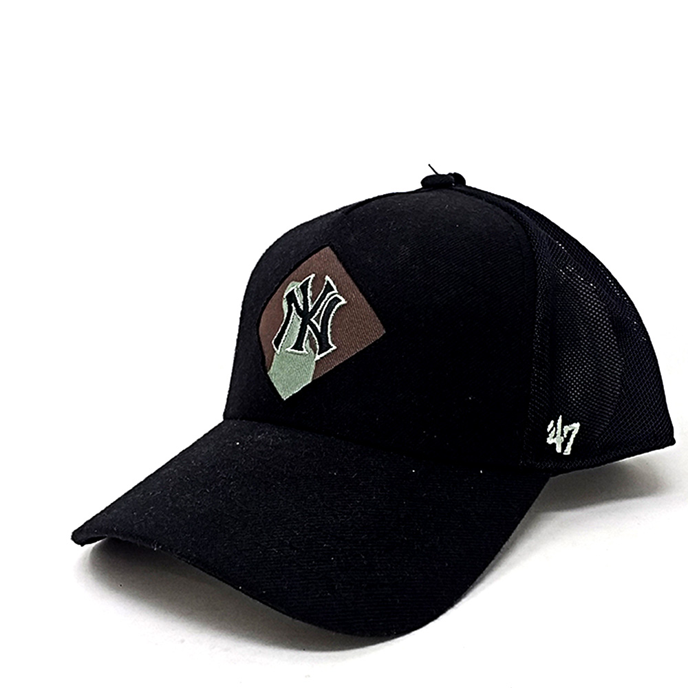 47Brand - New York Yankees Curved MVP Snapback - Camo – Bild 4