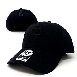 47Brand - Pittsburgh Penguins Curved MVP Snapback Cap - schwarz