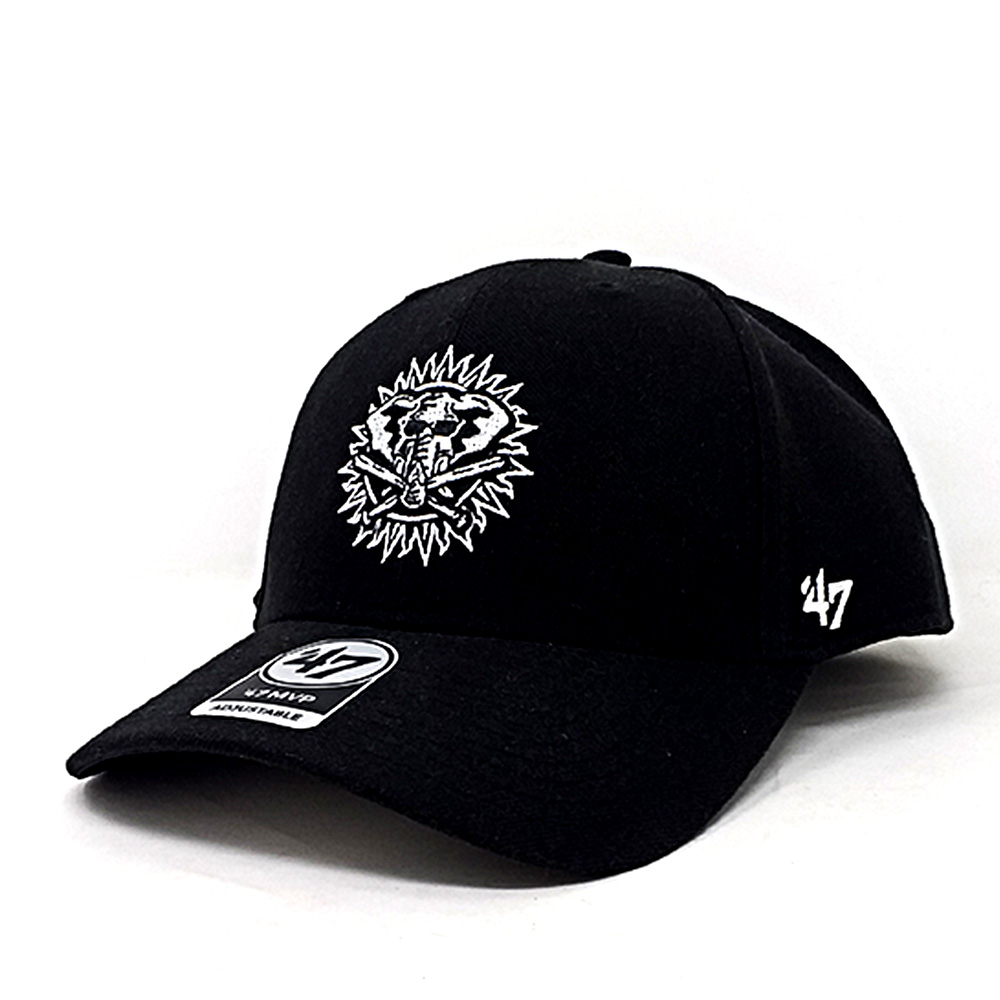 47Brand - Oakland Athletics Curved MVP Snapback Cap- schwarz – Bild 4