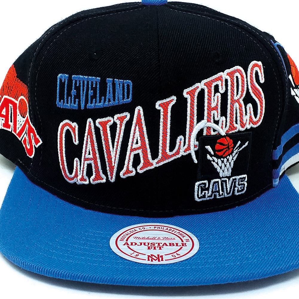 Mitchell - Ness - Cleveland Cavaliers Snapback Cap - schwarz-blau – Bild 3