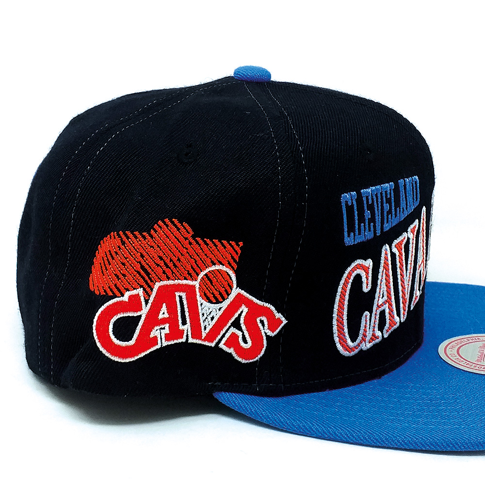 Mitchell - Ness - Cleveland Cavaliers Snapback Cap - schwarz-blau – Bild 5