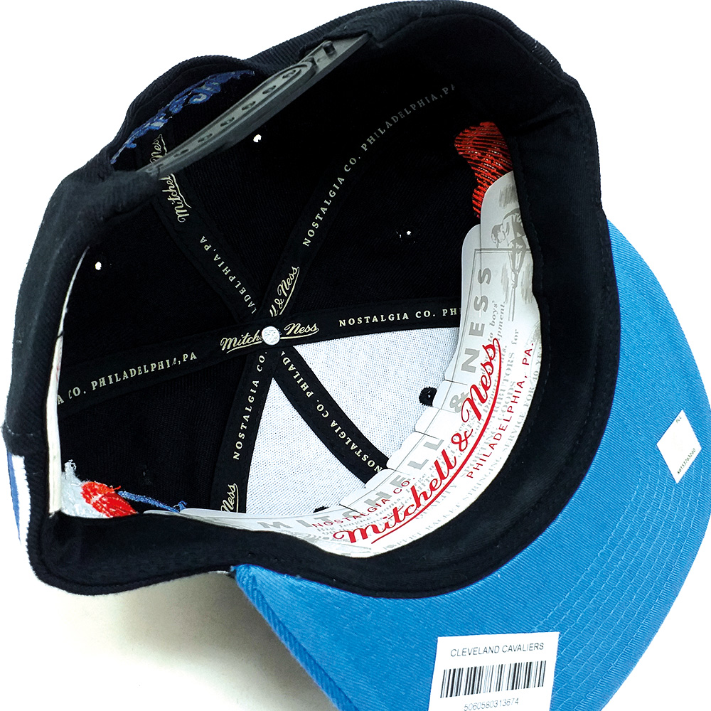 Mitchell - Ness - Cleveland Cavaliers Snapback Cap - schwarz-blau – Bild 6