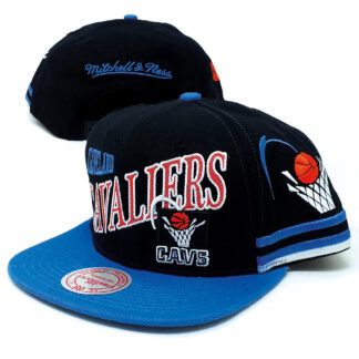 Mitchell - Ness - Cleveland Cavaliers Snapback Cap - schwarz-blau